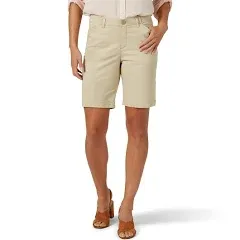 Lee Women's Regular Fit Chino Bermuda Shorts