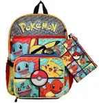 Pokemon Starter Characters 5-Piece Backpack Set