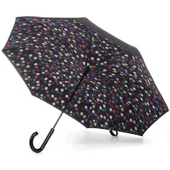 Totes InBrella Reverse Close Umbrella - Style# 00901 K52 - Clouds  Brand NEW!