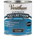 Varathane 200241H-2PK Water-Based Ultimate Polyurethane, Satin Finish, Quart, Crystal Clear (2 Pack)