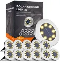 INCX Solar Ground Lights 12 Packs