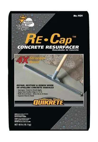 Quikrete Re-Cap Concrete Resurfacer