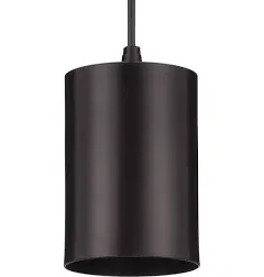 Progress Lighting Cylinder 1-Light Outdoor Hanging Pendant P500355