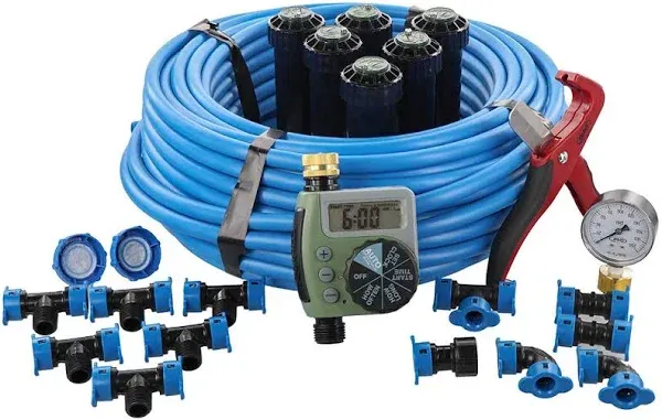 Orbit 2-Zone In-Ground 1/2 in. Sprinkler System with Hose Faucet Timer