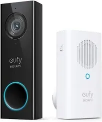 Eufy Security Wifi Video Doorbell 2K Resolution T8200 Real Time Response 24 VAC