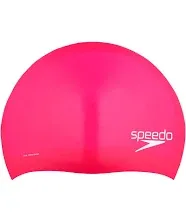 Speedo Unisex-Adult Swim Cap Silicone Long Hair