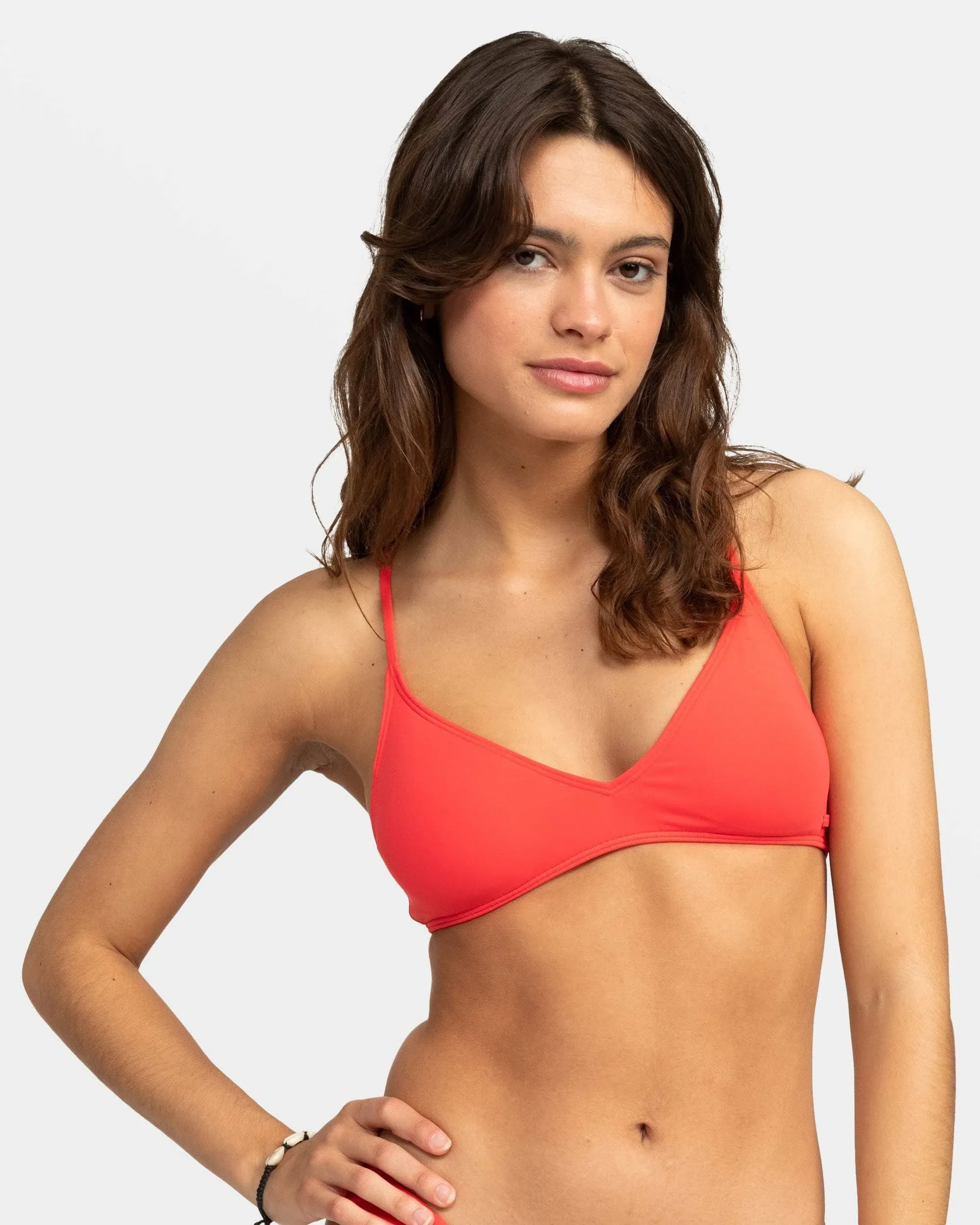 Roxy Women's Beach Classics Athletic Triangle Bikini Top