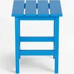 WestinTrends Outdoor Patio Adirondack Side Table, Pacific Blue