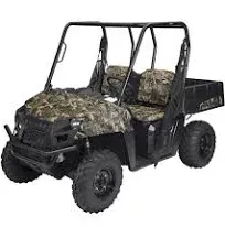 Classic Accessories QuadGear UTV Bench Seat Cover, Fits Polaris® Ranger Mid-size 400, 570 EFI, 800EFI, EV, 500-570 Crew (2015 models and older), Camo