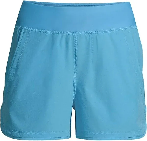 Lands End Women&#x27;s 3&quot; Quick Dry Swim Shorts with Panty. Color: Blackberry. Size 2