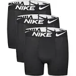 Nike Boys 8-20 3-Pack of Boxer Briefs, Black, Large