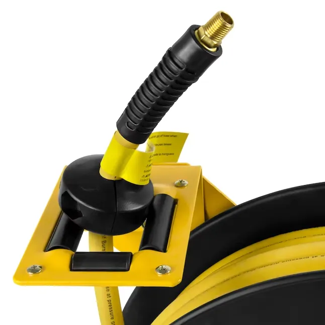 DEWALT 3/8 In. x 50 Ft. Single Arm Auto Retracting Air Hose Reel Rubber | DXCM024-0374