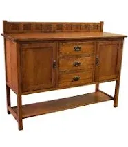 Mission Turner Sideboard-3 Drawers-2 Doors-Michael's Cherry (MC-A)-58"