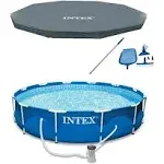 Intex Metal Frame Above Ground Swimming Pool