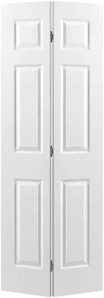 Masonite Bi-Fold 6-Panel Door Primed White 24x80