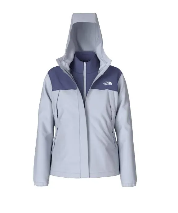 The North Face Women's Antora Triclimate Jacket - Medium - Dusty Periwinkle / Cave Blue