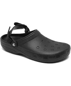 Crocs Classic Slip Resistant Work Clog, Black, M13