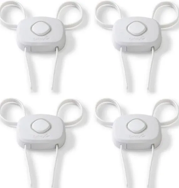 Safety 1st Outsmart Flex Lock, White, 4 Pack