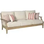 Ashley Beige Clare View Sofa with Cushion