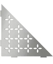 Schluter SHELF-E Triangular Floral Corner Shelf