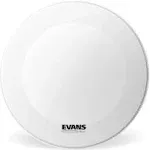 Evans 22" EQ3 Resonant Coated White Bass Drum Head - No Port