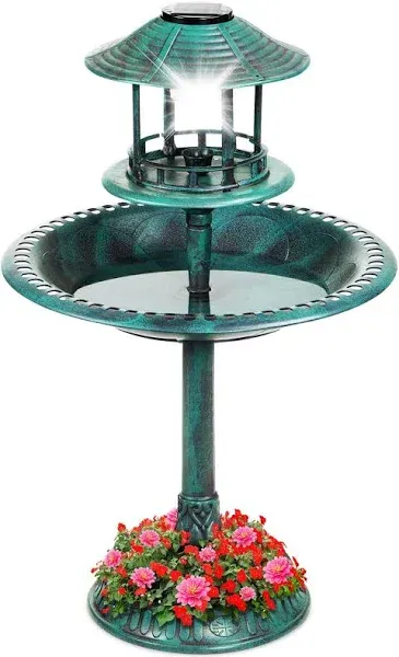 Best Choice Products Solar Outdoor Bird Bath