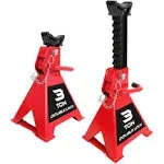 Torin Big Red Manual 6000 lb Double Lock Jack Stands T43002A