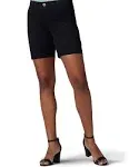 Lee Black Regular Fit 7” Inseam Chino Walkshorts Women’s SZ 16 M. New With Tags.