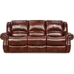 Cambridge Telluride 100% Leather Double Reclining Sofa