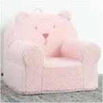 Babygap Sherpa Bear Chair - Delta Children Blush Pink (1379)