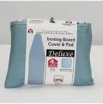 Household Essentials Deluxe Ironing Board Cover and Pad - Blue