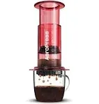 Aeropress Clear Coffee Maker (Red)