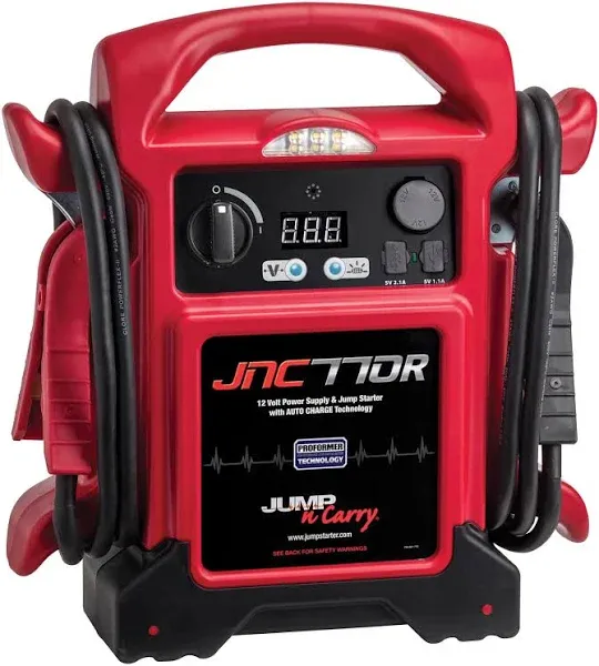 Refurbished Jump-N-Carry Jnc770r 1700 Peak Amp Premium 12-Volt Jump Starter