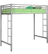 Walker Edison Metal Twin Loft Bed