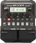 Zoom A1 Four Multi Effect Processor with Polsen HPC-A30 Monitor Headphones, 9V Power Adapter & 10ft Instrument Cable Bundle | Reverb