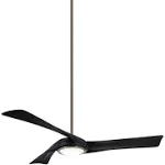 Minka Aire Curl LED 60" Ceiling Fan Brushed Nickel/Silver