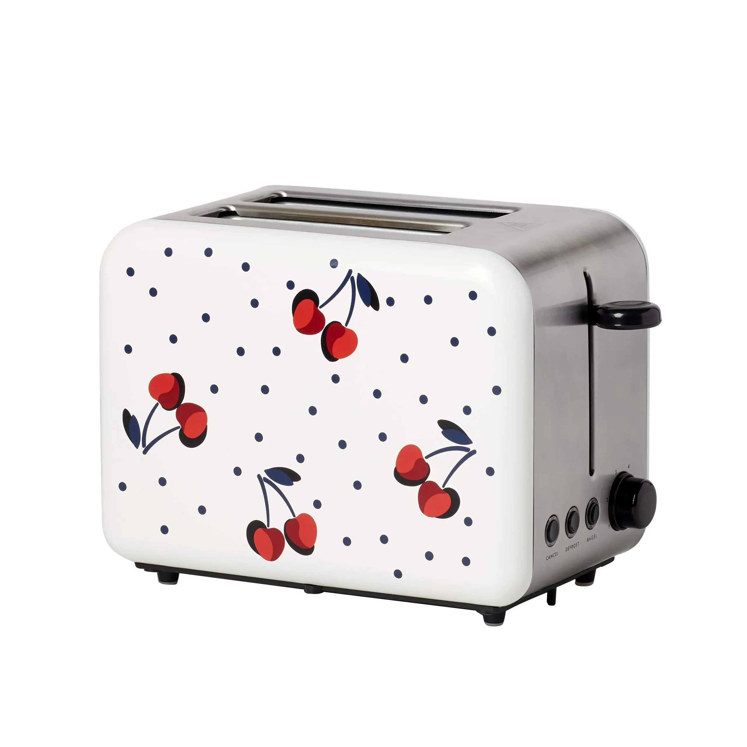 Kate Spade New York Vintage Cherry Dot 2-Slice Toaster