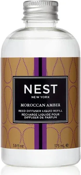 NEST Fragrances Moroccan Amber Reed Diffuser Liquid Refill