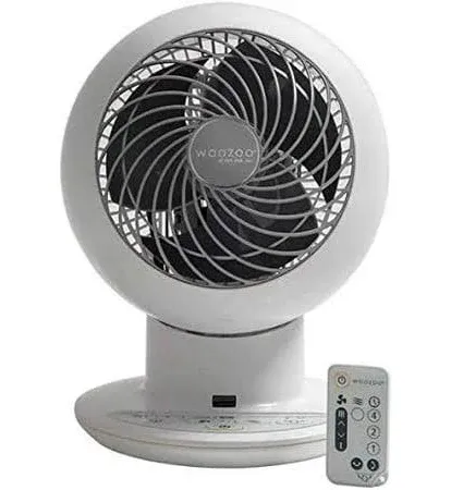 Woozoo Remote Controlled 5-Speed Oscillating Globe Fan