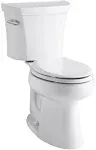 Kohler K-3999-RA-0 Highline Comfort Height 1.28 gpf Toilet, Right-Hand Trip Lever, White