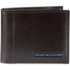 Tommy Hilfiger Men's Cambridge Leather Passcase Wallet