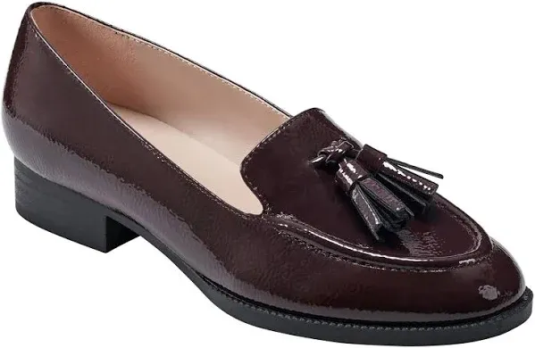 Bandolino Linzer Patent Tassel Loafer in Dark Red at Nordstrom, Size 9