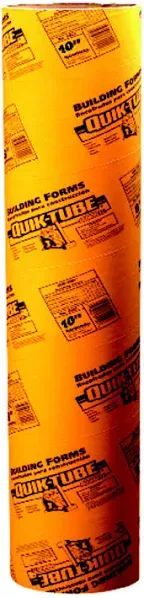 Quikrete® 692201 Quik-Tube® Building Concrete Forming Tube, 8" Dia, 4' Length