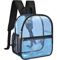 Clear Backpack Stadium Approved 12×6×12 Water proof Clear Bag for Concert Wor...