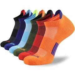 JOYNÉE Men’s Athletic Socks Low Cut Cushion Running Socks Breathable Comfort for Sports 6 Pack