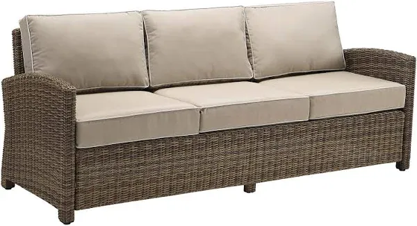 Crosley Outdoor Bradenton Sofa Sangria