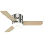 Hunter Minimus LED Ceiling Fan - Brushed Nickel - 44 in