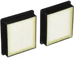 ProTeam 107315 HEPA Replacement Filter Twin Pack, HEPA Media Vacuum Filter