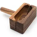 Ironwood Gourmet Acacia Wood Bagel Miter