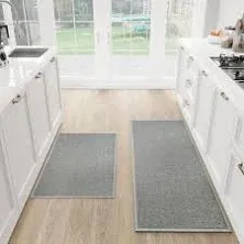 SUMlans Kitchen Mat Set of 2 Pcs